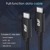 RVP+ USB C to USB C Cable (2Pack, 100W, 6FT),