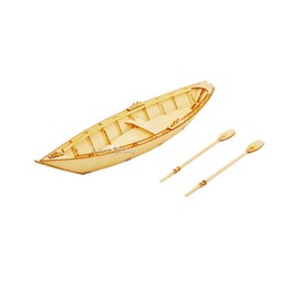 Desktop Wooden Model Kit Wooden Dory Boat / YG022 by Young Modeler