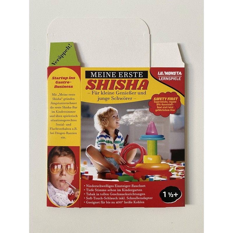 PimpMyPresent My First Shisha, the Funny Joke Gift Packaging, Prank