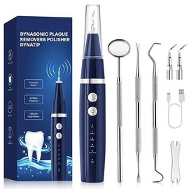 Plaque Remover for Teeth - Tartar Remover for Teeth, Dental Calculus Remover Teeth Cleaning Kit - Color: camera blue 001-PS