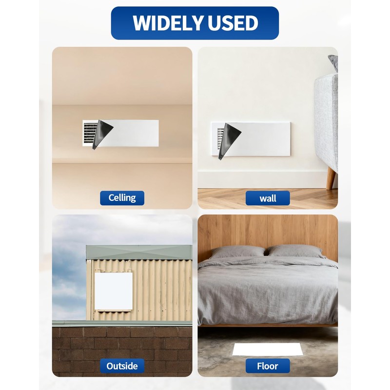 2 PCS Magnetic Vent Covers 12"X12" - Strong Magnetic Air
