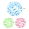 6 Pcs Shower Caps, Reusable Bath Cap with Elastic Band,