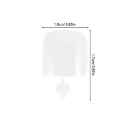 BIUDECO Nail Tips for Toes 100pcs Toe Nail Extensions Full Coverage Artificial Nails Diy Set Sturdy for Daily Wear