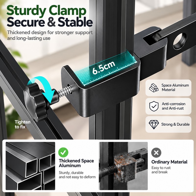 Rotatable Wall Mounted Clothes Hanger for Space-Saving Storage – Stainless