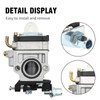 Hoypeyfiy Carb Carburettor, 10mm 2 Stroke Carburetor Carb Kit, Carburetor