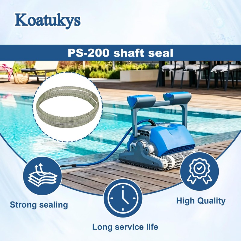 Koatukys A3302PK 3302 Pool Cleaner Drive Belt, Durable Rubber Replacement