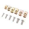 130 Pcs U Type Nut Clip Screw Set Automotive Nut