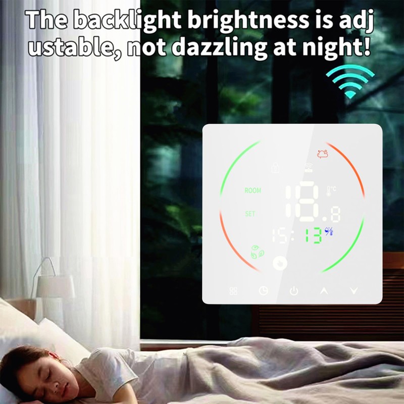Lithomy 16A Smart WiFi Thermostat for Electric Floor Heating Home