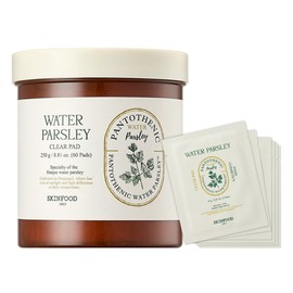 SKINFOOD Pantothenic Water Parsley Clear Pad 60p Portable 2p x 6 Set / 스킨푸드 판토테닉 워터 파슬리 클리어 패드 60p 휴대용 2p x 6개 세트