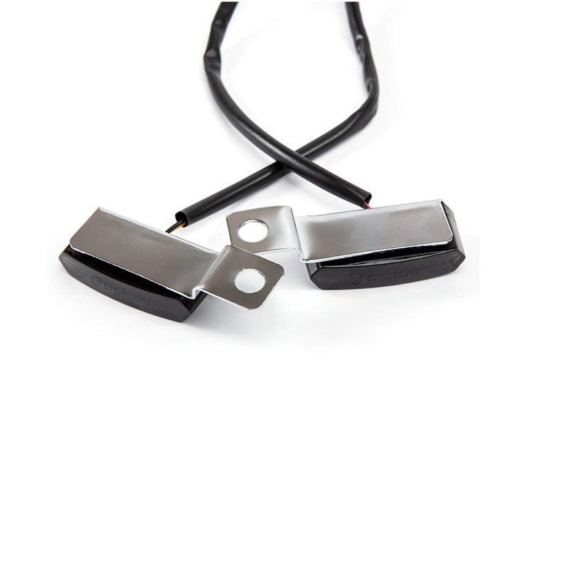 evomosa Motorcycle Mini LED Indicator Light Flowing Water Flashing Indicator