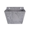 Artstone Ella wall pot, 22x15x17 cm, grey