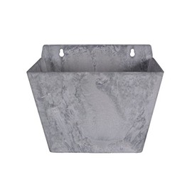 Artstone Ella wall pot, 22x15x17 cm, grey