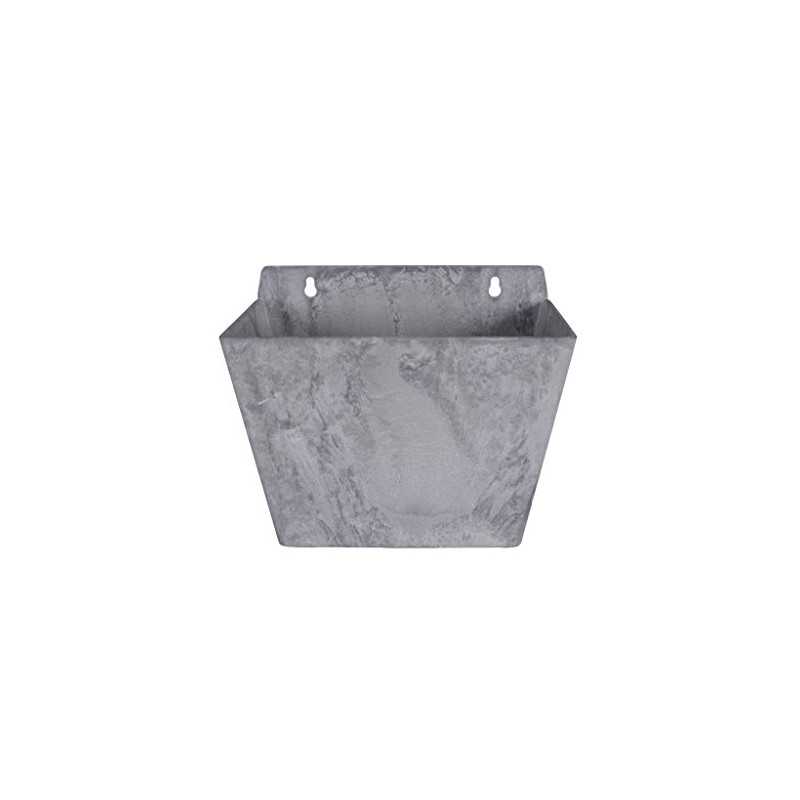 Artstone Ella wall pot, 22x15x17 cm, grey