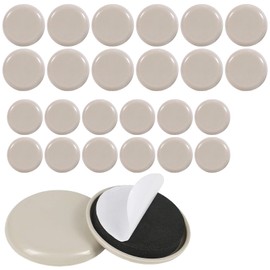 Möbelgleiter für schwere Gegenstände, selbstklebende Möbelgleiter, Möbelgleiter, Möbel, Stuhl, Sofa, Waschmaschinen-Pads für Teppiche, Hartholzböden, 24 Stück