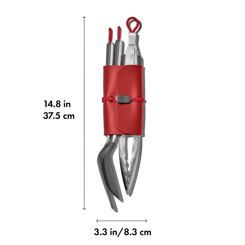 OXO Outdoor 4-Piece Camping Utensil Set