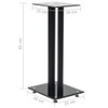 FAMIROSA Universal Desk Speaker Stand for Studio Monitors, Table Top