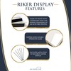6 Pack of 3.5 x 2 x 0.75 Riker Display