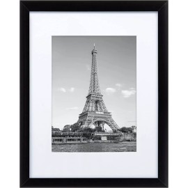 upsimples 8.5x11 Picture Frame Display Pictures 6x8 with Mat or 8.5x11 Withou...