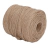 200m Natural Jute Twine 3mm Dia 4 Strand Safety Protective