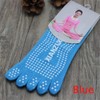 EQLEF® 3 Pairs Women's Non-Slip Grip Workout Yoga Socks, multicoloured