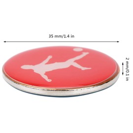 4pcs Two?Sided Referee Toss Coin, Soccer Football Volleyball Table Tennis Toss Coin for Referee Tool