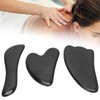Professional Obsidian Face Massage Gua Sha Tool Portable Body Therapy