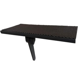 Top Shelf TV Mounting Bracket 12 Inch Flat Panel Mount for Streaming Devices, Media Boxes, Speakers and Home Decor