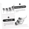 WOONEKY 5 Pairs Fox Eye False Eyelash Strips Comfortable Lightweight