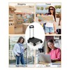 Relavel Folding Hand Truck, Lightweight Small Dolly Cart with 360°