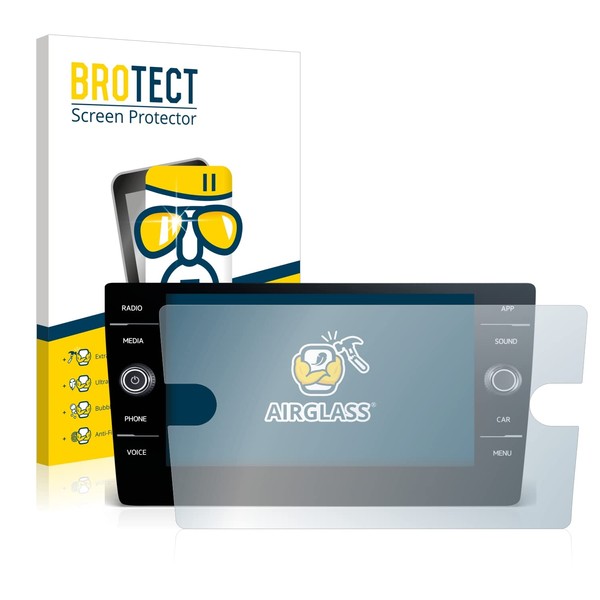 BROTECT Protective Glass for Volkswagen T-Roc United TSI 2020 Discover
