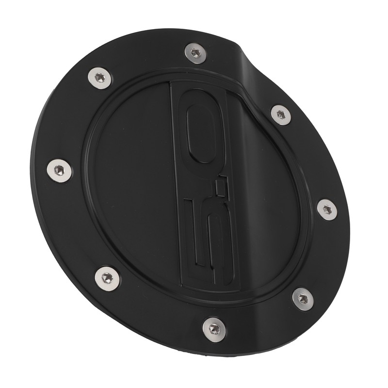Fuel Door Cover Gas Tank Cap Lid Black Fit for