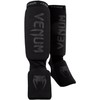 Venum, Kontact Shin Guards, Men's, XL, Black/Black