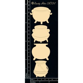 Dusty Attic Chipboard 3x8 - Cauldrons, DA3113