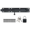 SAYAYO Door Bolt Bolt with Padlock Stainless Steel Bolt Lock