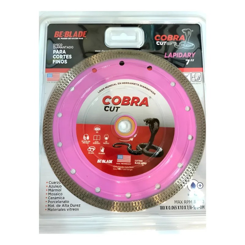 Disco Corte Super Delgado 7 X 7/8 Cobra Cut Lapidary