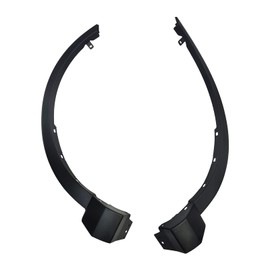 DOONARCES 2Pcs Front Wheel Fender Flares for Toyota Rav4 2016 2017 2018 2019 Front Driver&Passenger Side Fender Trims Plastic Wheel Arch Molding Trims 756010R030 756020R030 (2016-2019)