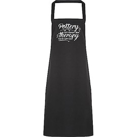 Hippowarehouse Pottery isn't cheaper than therapy but it's more fun Apron kitchen cooking painting DIY onesize adult