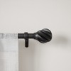 Umbra Helix Curtain Rod, 42"-120" Inch, Black