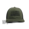 Military Imagine American Flag hat OD Green / Black cap