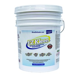 Wood Defender EZ Kleen Multi-Purpose Cleaner Concentrated Degreaser - 5 Gallon - Effective on Stain, Dirt, Grime & Grease for Various Surfaces