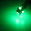 GLOFE 3Pcs Green Interior Map Dome Light LED Bulbs Compatible