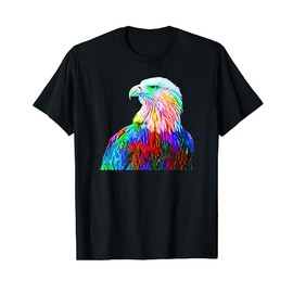 Colorata Aquila Falco Uccello Maglietta