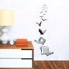 Open Book Wall Sticker Reading Book Wall Art Decor Removeable