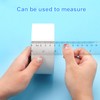 Pletpet 2 Pack - 8 inch Clear Plastic Ruler Straight