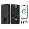 CHEN LCLILICHEN Smart Door Lock, Keyless Entry Deadbolt with Fingerprint,