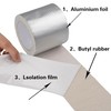 Butyl Tape Waterproof Tape Aluminum Foil Tape Tape 5cm(w) x