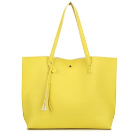 Nodykka Women Tote Bags Top Handle Satchel Handbags PU Faux Leather Tassel Shoulder Purse