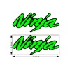 Motorcycle Flat Plain Bike Decal Sticker Compatible with Kawasaki Ninja