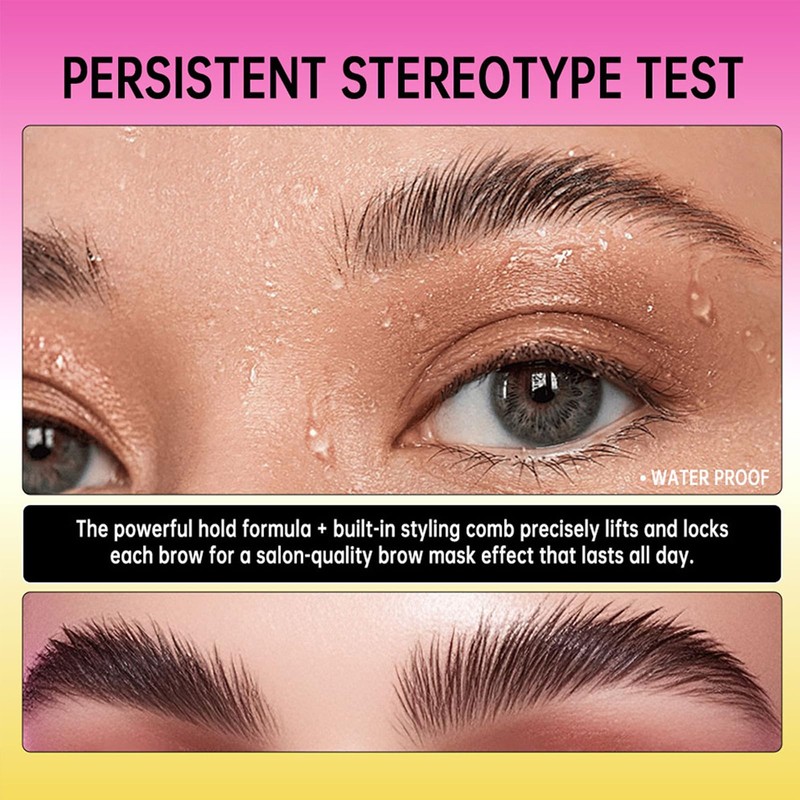 Eyebrow Gel - Brow Gel - Waterproof Eyebrow Gel Clear