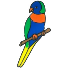 MagicGel Window Decoration Bird (10 x 18 cm), Window Decoration for Crafts with Children